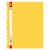 Žlutý rychlovazač A4 s europerforací