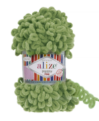 Alize puffy fine 532 – zelená