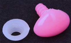 Čumáček bezpečnostní růžová 17×15 mm