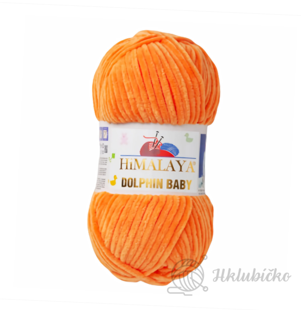 Příze Dolphin baby 80316 Oranžová