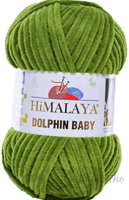 Příze Dolphin Baby 80371 – zelená