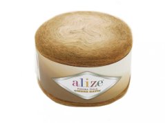 Angora Gold Ombré Batik 7358 – světle hnědá