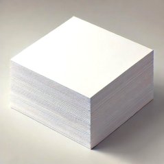 Blok kostka bílá lepená 8,5 x 8,5 x 4,5 cm 500l.