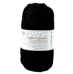 bavlněná příze Cotton Queen 100%  černá