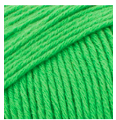 100% Bavlněná příze Bella 455 zelená