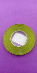 Saténová stuha zelená 6mm x 32m