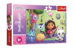 Puzzle Gabby a její krásný domeček pro panenky