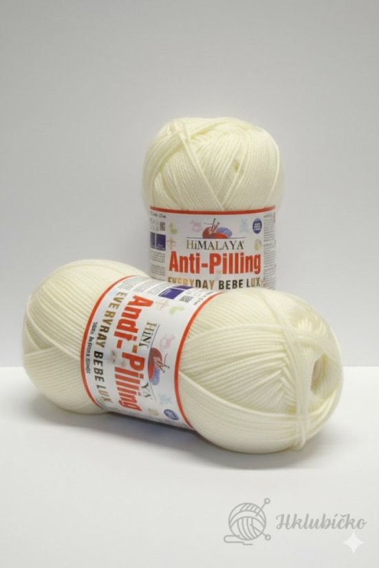 Příze Himalaya Everyday Bebe Lux 70402 – krémová