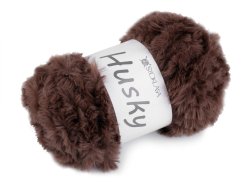 Pletací příze Husky 100 – g hnědá