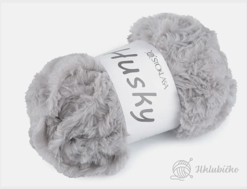 Pletací příze Husky 100G světle šedá