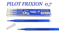 PILOT Frixion 0,7 mm/ 12ks - modrá gumovací originál náplně