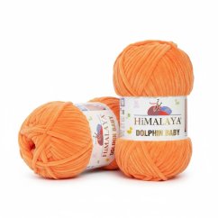 Příze Dolphin Baby 80316 – Oranžová