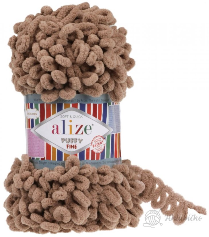 Alize Puffy Fine 329 – káva
