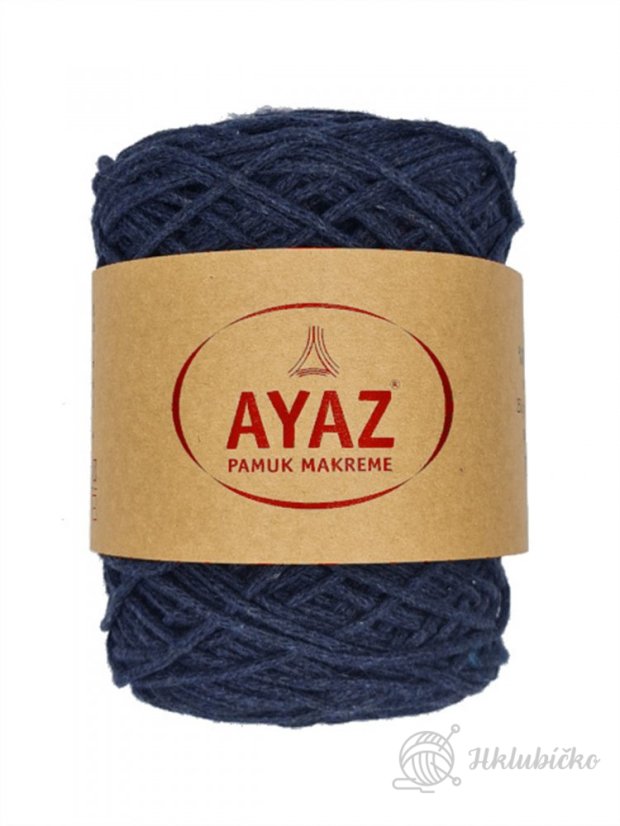 Příze Pamuk Makreme 1148 – modrá navy