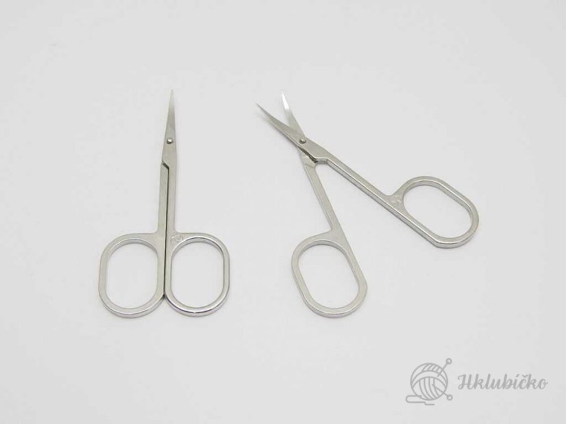 Nůžky záděrkové zahnuté