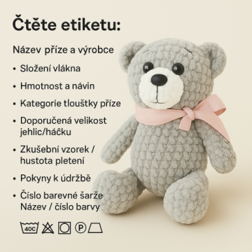 Jak správně číst etikety na přízích?