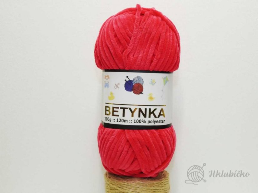 Příze Betynka 318 – červená