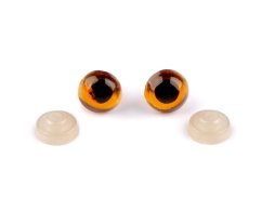 Bezpečnostní oči 10 mm-oranž/jantar