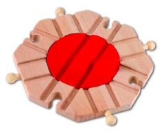 Velká točna pro dřevěné koleje