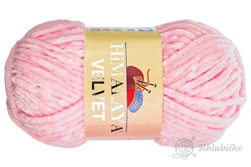 Příze Velvet 90003 – Světle růžová