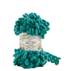 Příze Alize Puffy 847 – smaragdová