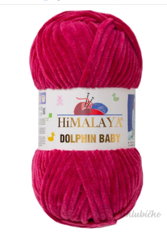 Příze Dolphin Baby 80310 – Bordó