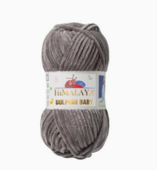 Příze Dolphin Baby 80320 – Šedá