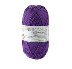Bavlněná příze Cotton Queen 100% fialová