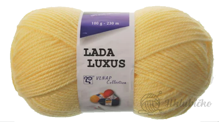 Příze Lada Luxus 54033 – žlutá