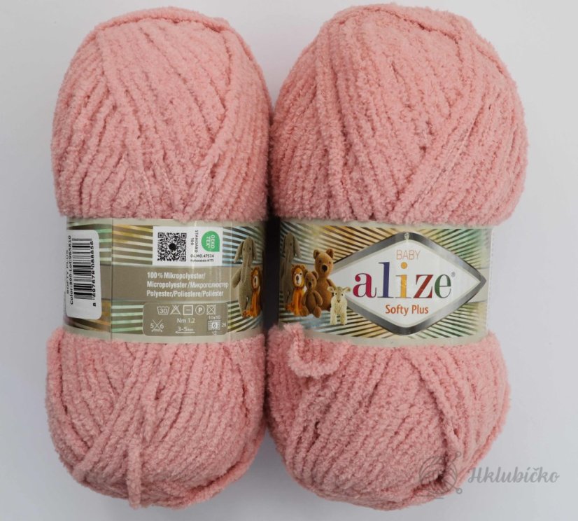 Příze Alize Softy Plus 399 – starorůžová