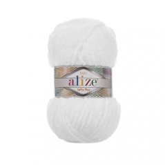 Příze Alize Softy Plus 055 – Bílá