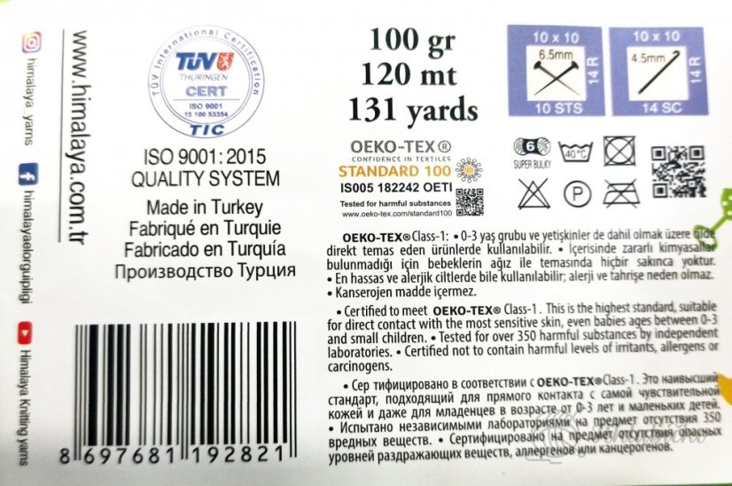 Příze Dolphin Baby 80375 – vanilka