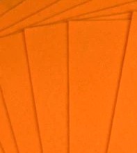 Filc oranžový  A4, 180 g