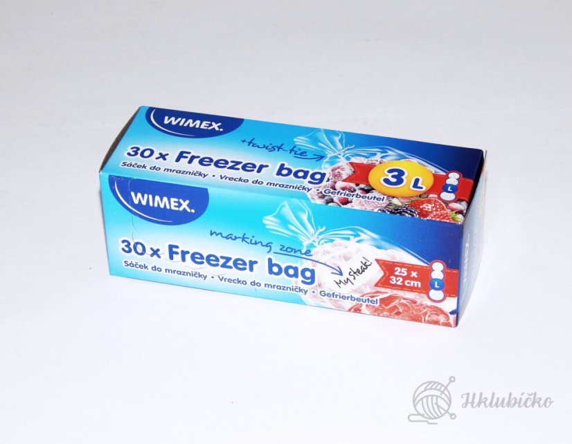 Sáček do mrazničky  25x32cm, 3l , 30 ks