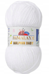 Příze Dolphin Baby 80301 – Bílá