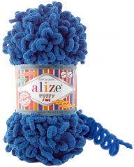 Alize Puffy Fine 637 – modrá jeans