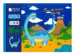 Náčrtník blok A4 30l dino