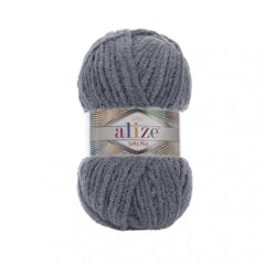 Příze Alize Softy Plus 087 – Tmavě šedá