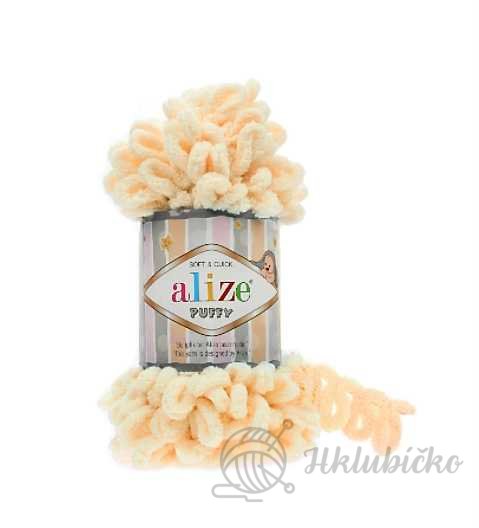 Příze Alize Puffy 742 – Smetana broskev