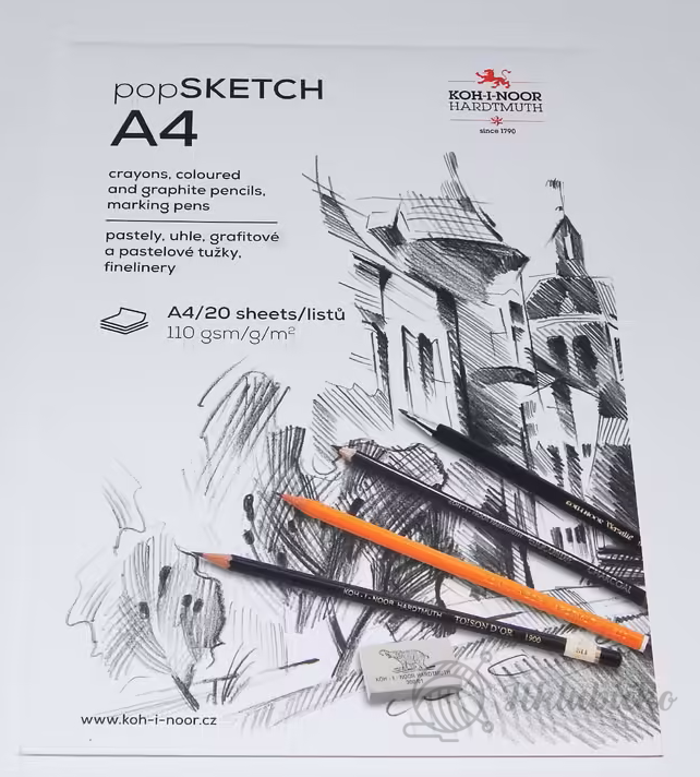 skicák Blok 9920001 A4 SKETCH 110g skicák Blok 9920001 A4 SKETCH 110g