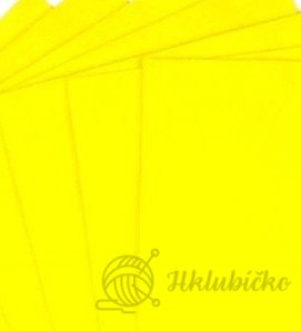 Filc Světle žlutý, A4, 180 g