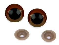 Bezpečnostní oči 30  hnědé