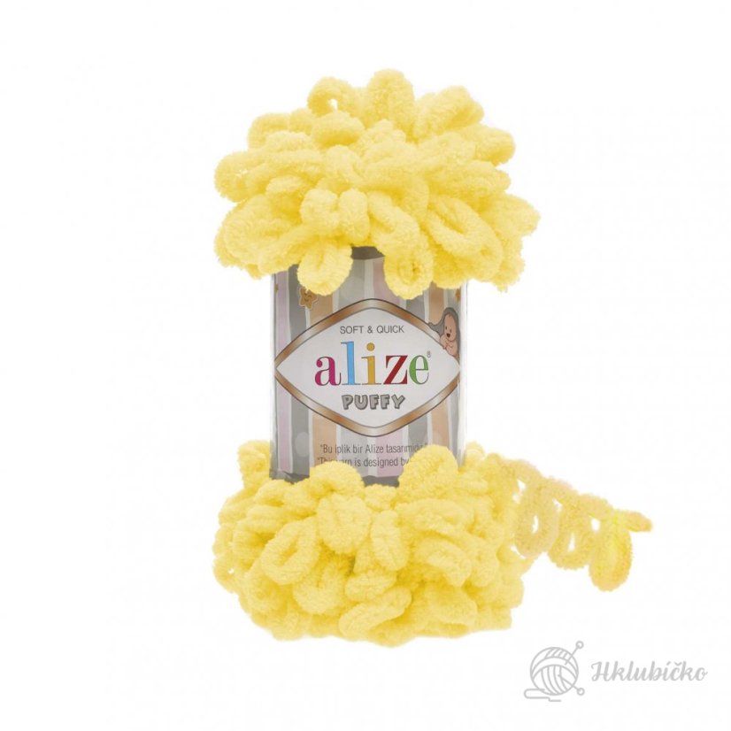 Příze Puffy 216 – Žlutá