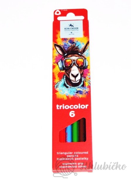 Pastelky 3552/6 trojhranné Koh i noor Pastelky 3552/6 trojhranné Koh i noor