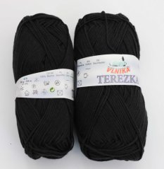 Bavlněná příze Terezka 123 – černá