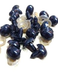 Oči čumáček černý bezpečnostní 14×18 mm