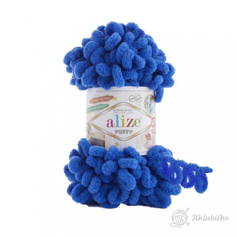 Příze Puffy 141 – Královsky modrá