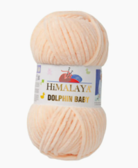 Příze Dolphin Baby 80333 – Meruňková-10 kusů