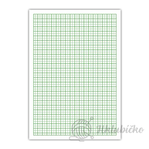 milimetrový papír A3 / 1ks