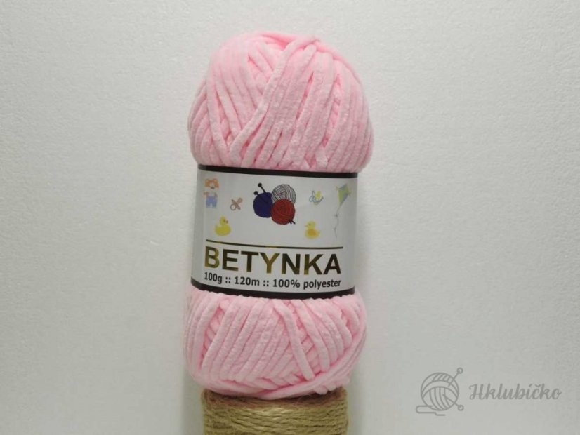 Příze Betynka 303 – světle růžová